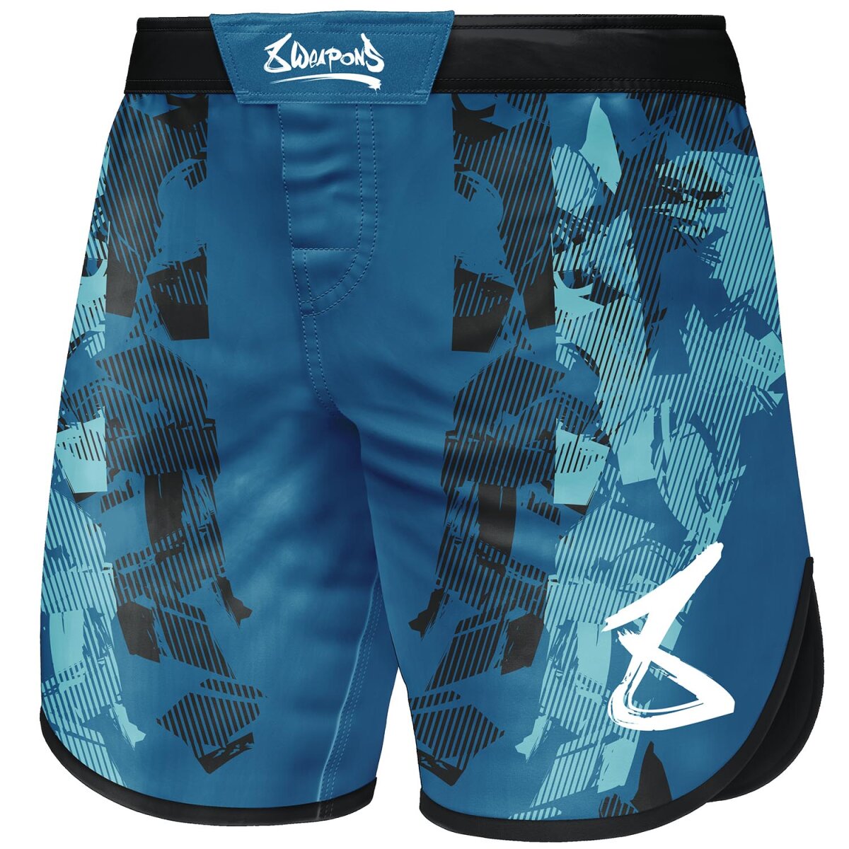 8 WEAPONS Fight Shorts, Hit 2.0, black-red
