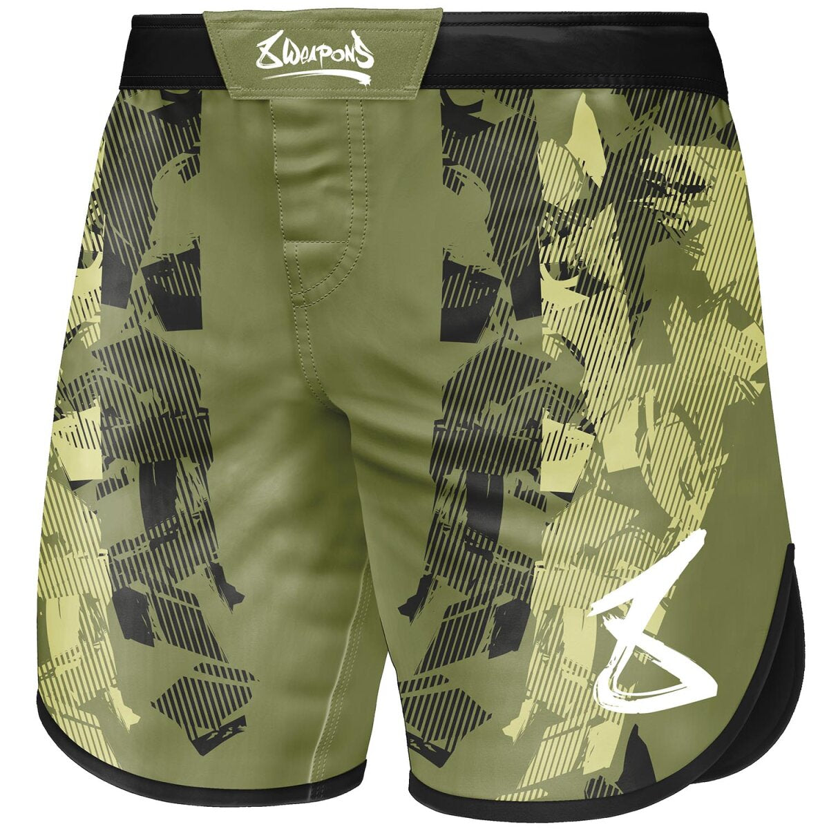 8 WEAPONS Fight Shorts, Hit 2.0, black-red