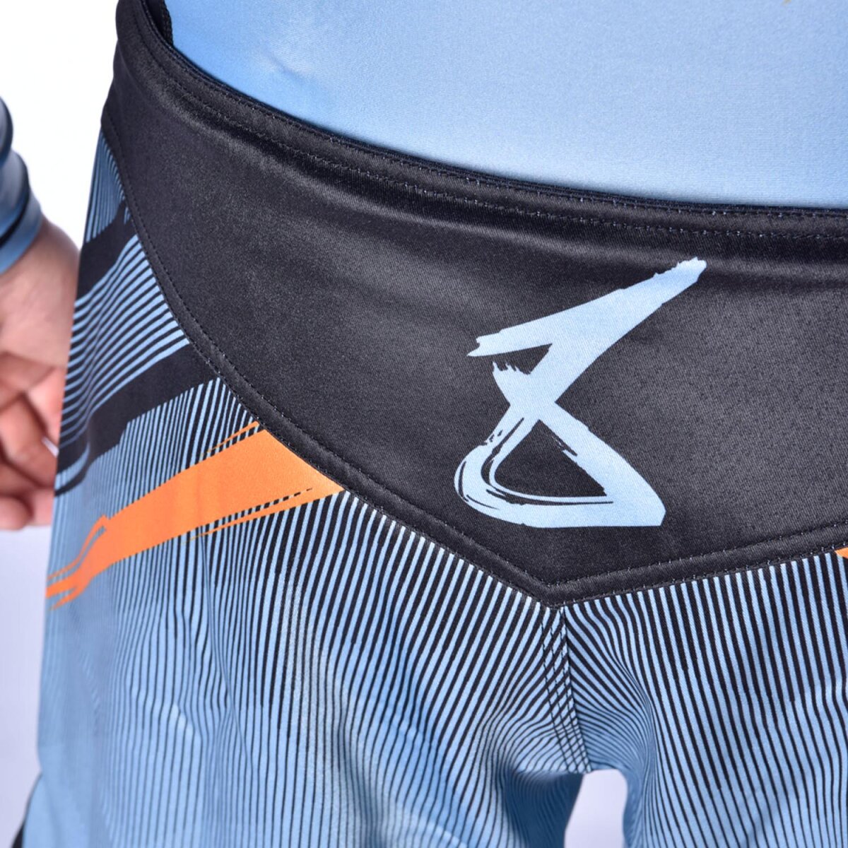 8 WEAPONS Fight Shorts, Shift, ice-grey-orange