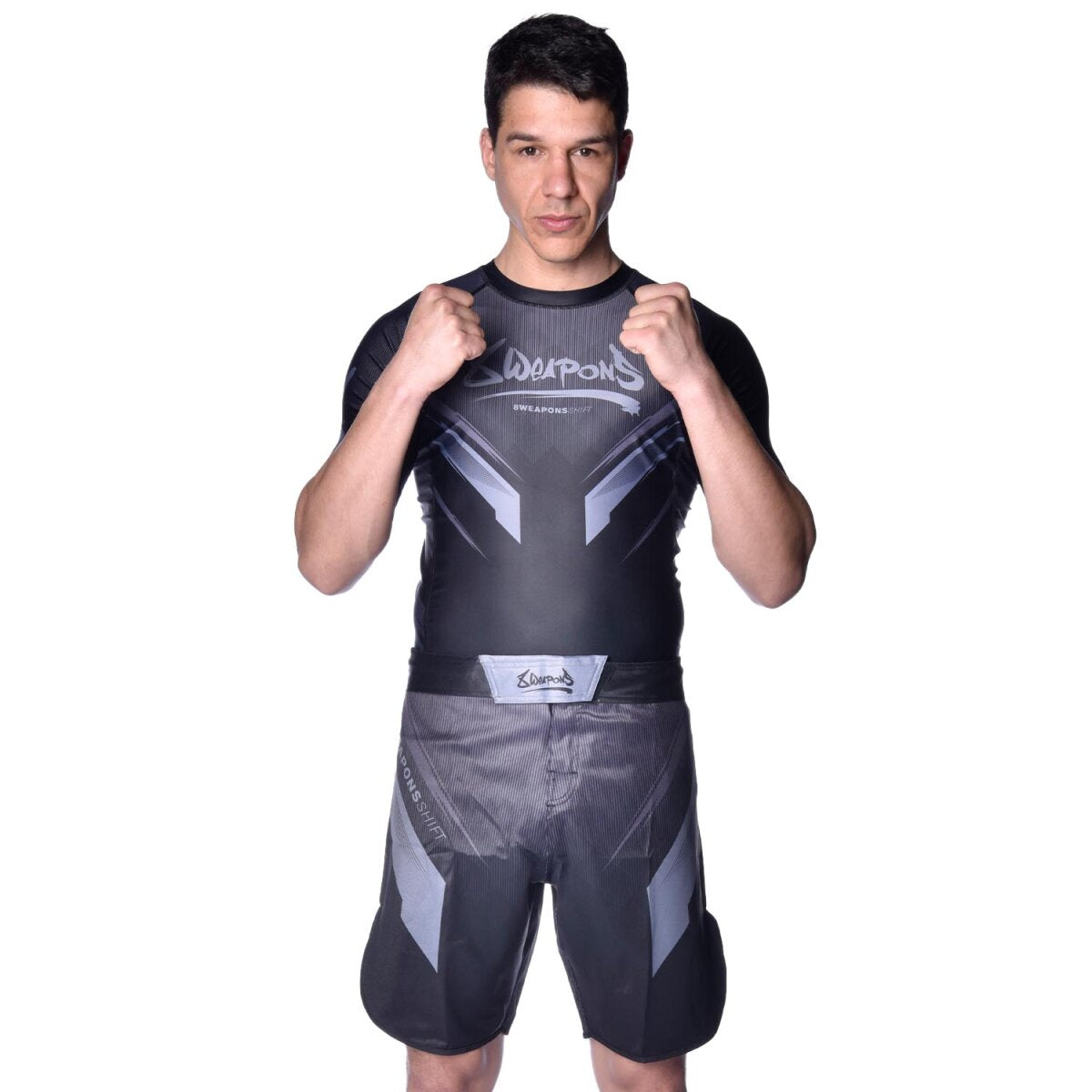 8 WEAPONS Fight Shorts, Shift, black-black