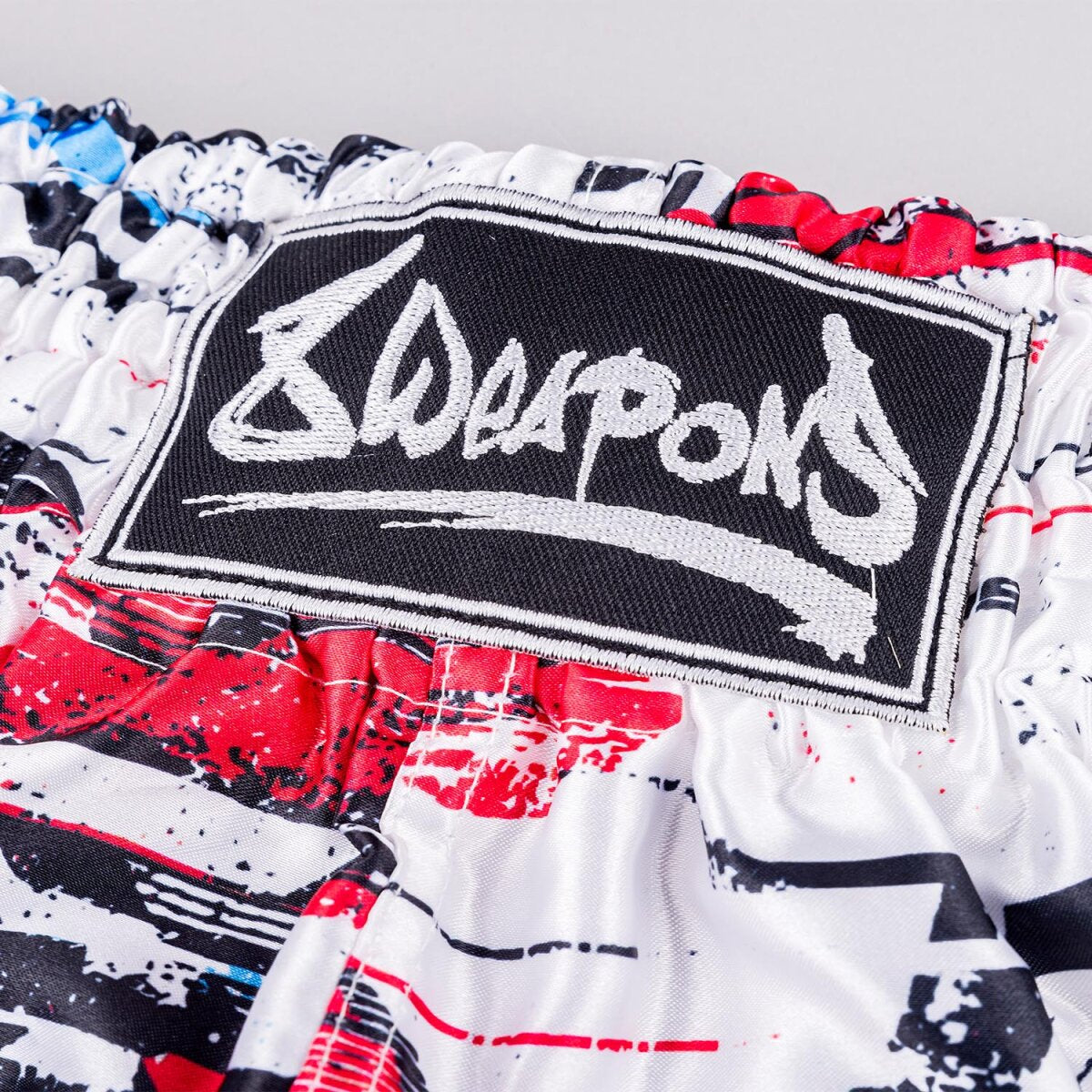 8 WEAPONS Muay Thai Shorts, Cut like a Blade 2.0, white