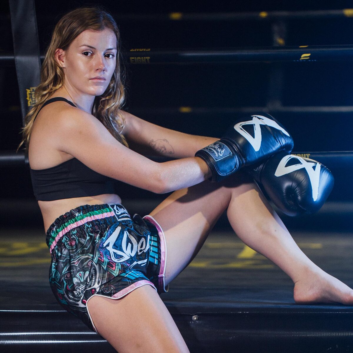 8 WEAPONS Muay Thai Shorts, Samurai 2.0, cyber