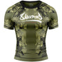 8 WEAPONS Rashguard, S/S, Hit 2.0, olive-black