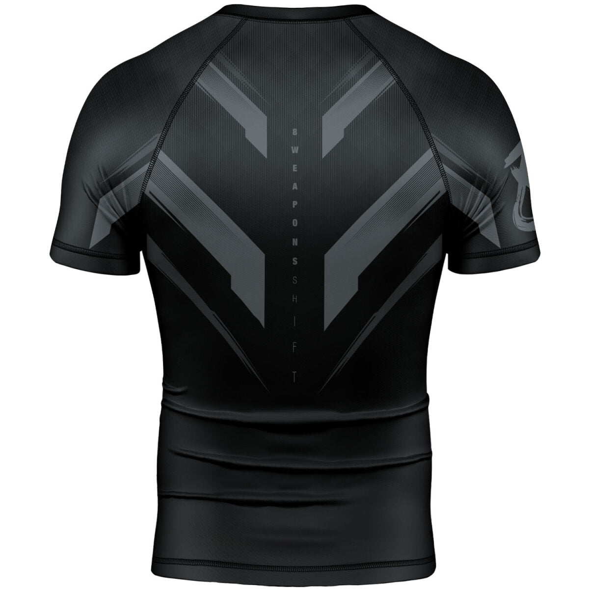 8 WEAPONS Rashguard, S/S, Shift, black-matt