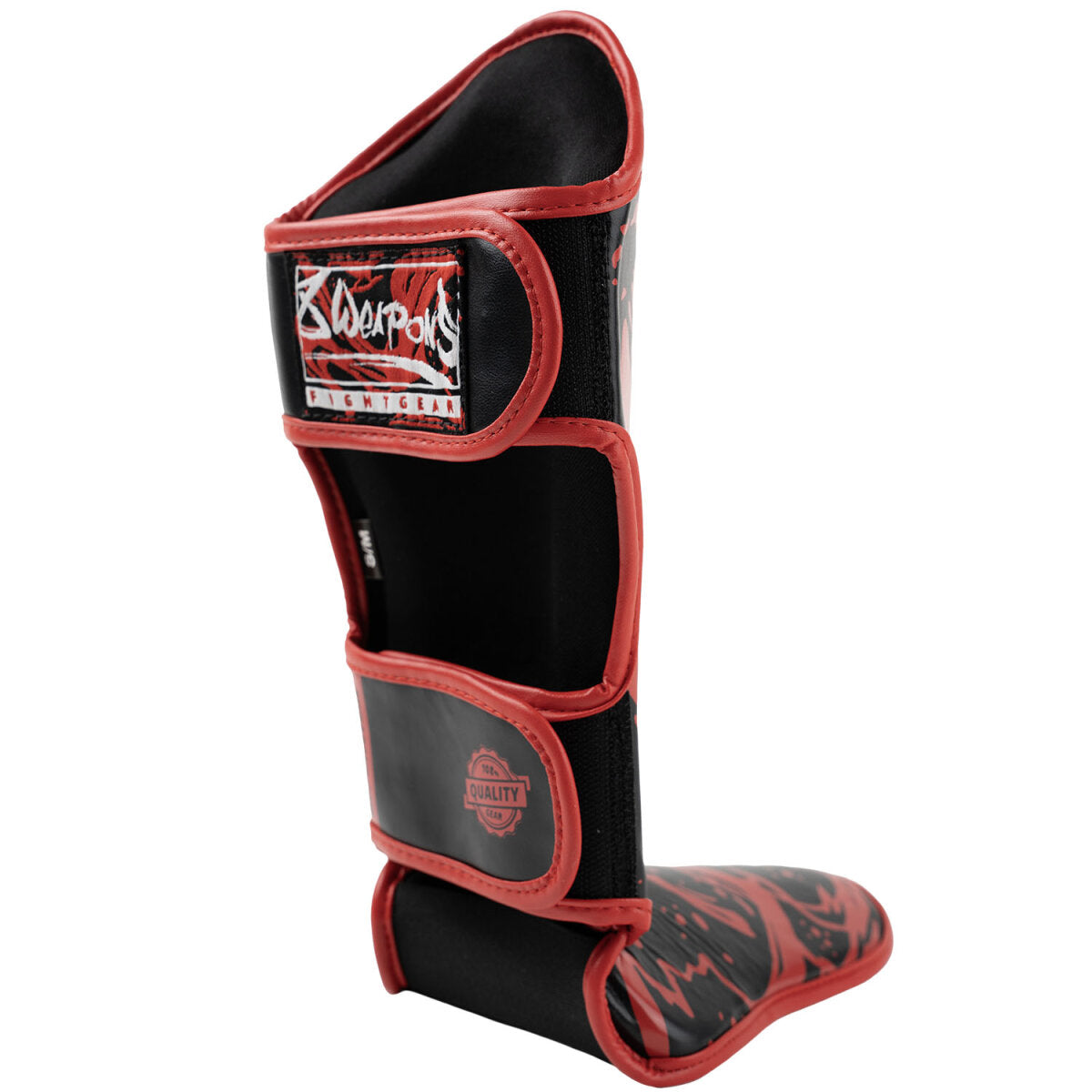 8 WEAPONS Shin Guards, Kids, Joe, black-red