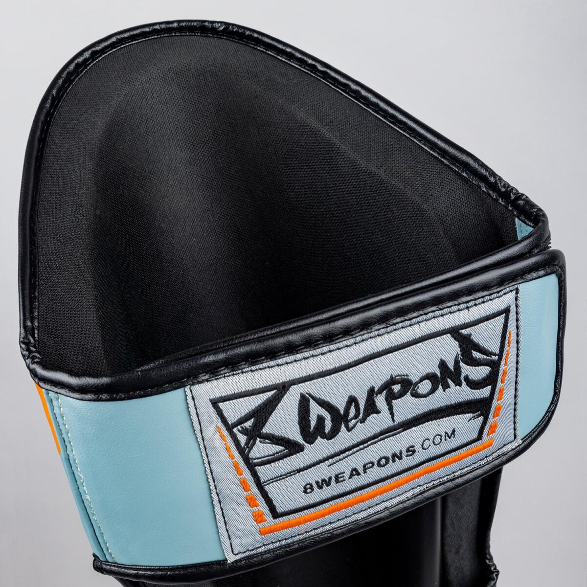 8 WEAPONS Shin Guards, Shift, ice-grey-orange