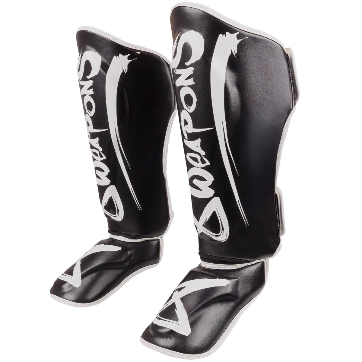 8 WEAPONS Shin Guards, Shift, black-white