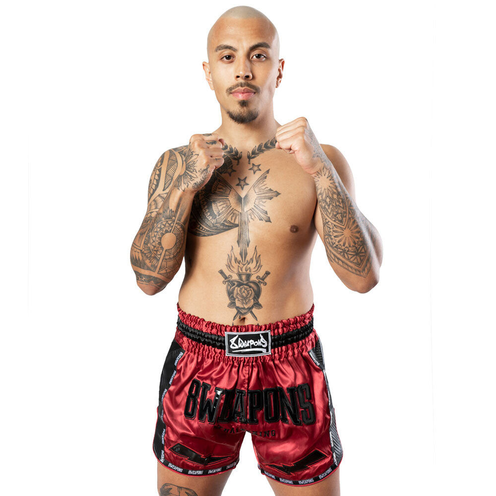 8 WEAPONS Shorts, Carbon, Red Dawn red