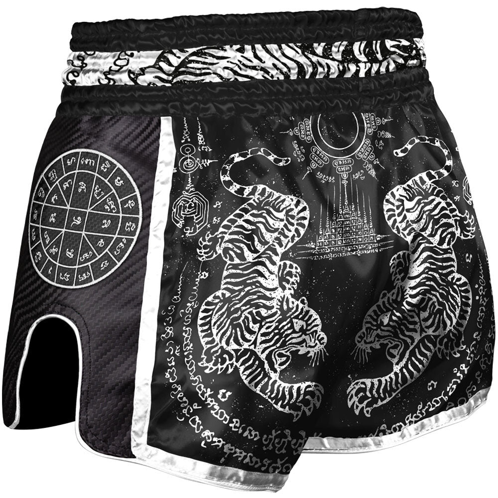 8 WEAPONS Shorts, Carbon, Sak Yant Tigers