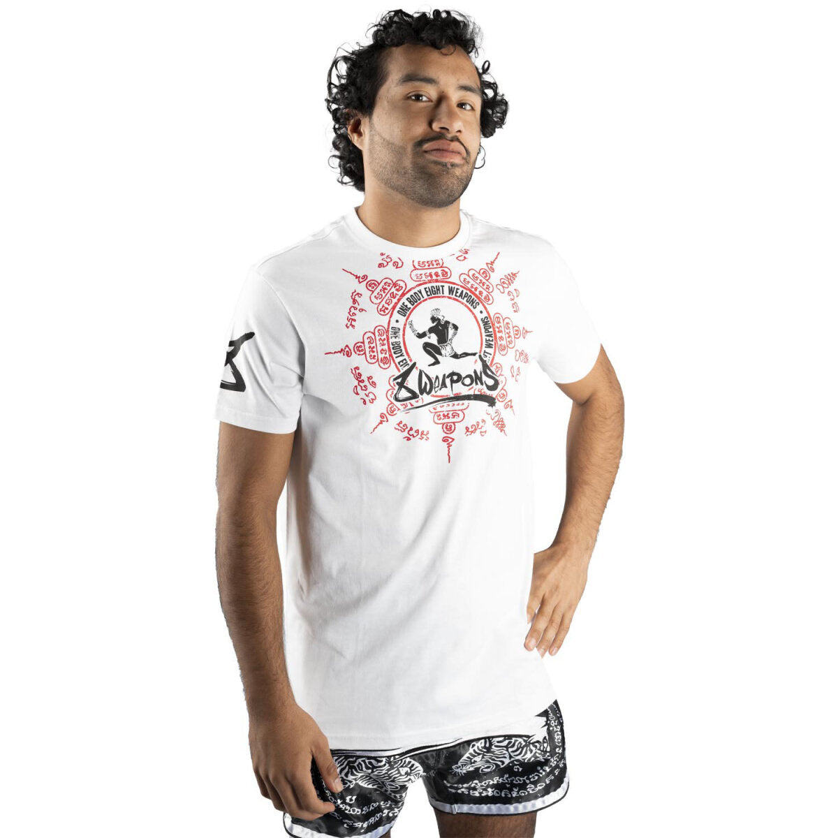8 WEAPONS T-Shirt, Eight Ways Yant, White