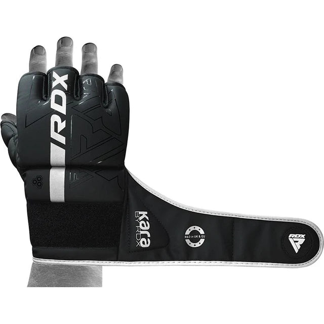 RDX F6 KARA MMA Grappling Gloves Matte White