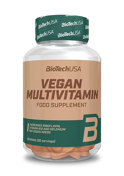 Vegan Multivitamintabletten - 60 Stück Tabletten