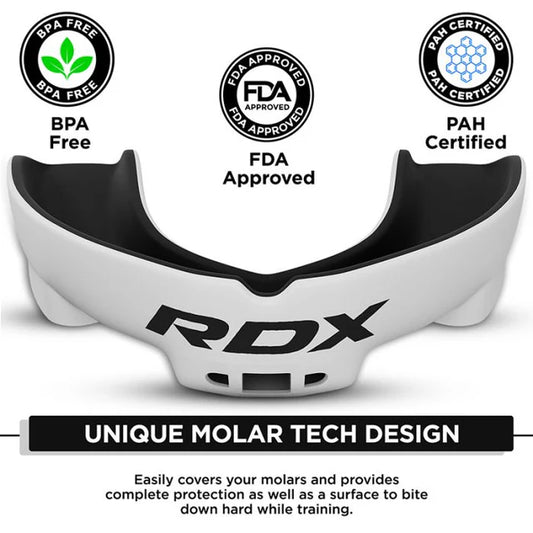 RDX 3w Adult Mouth Guard White