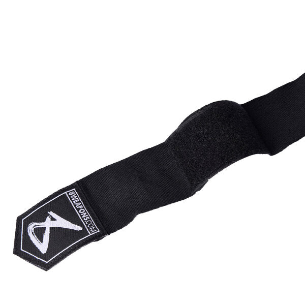 8 WEAPONS Handbandagen, halbelastisch, 2 m, schwarz