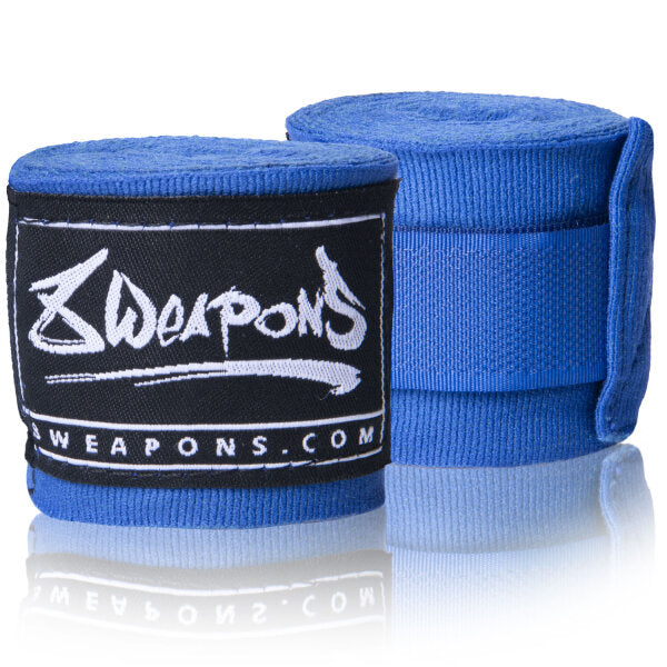 8 WEAPONS Handbandagen, halbelastisch, 3,5m, blau