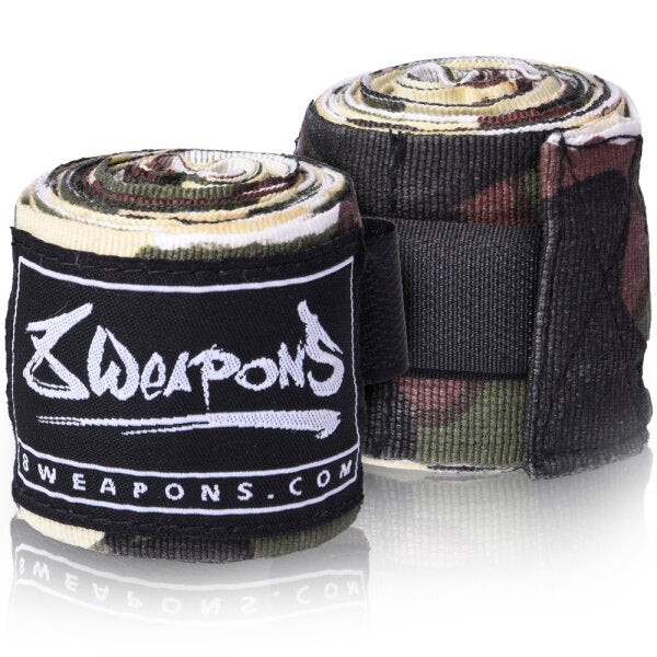 8 WEAPONS Handbandagen, halbelastisch, 3,5 m, camo