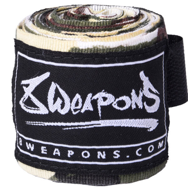 8 WEAPONS Handbandagen, halbelastisch, 3,5 m, camo