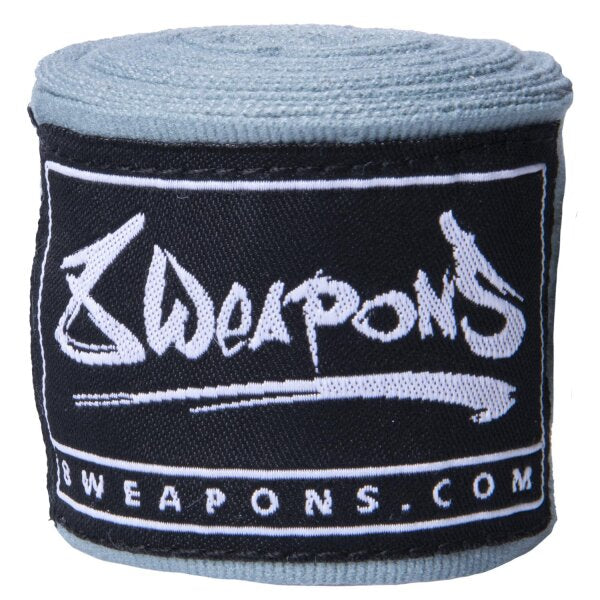 8 WEAPONS Handbandagen, halbelastisch, 3,5 m, grau