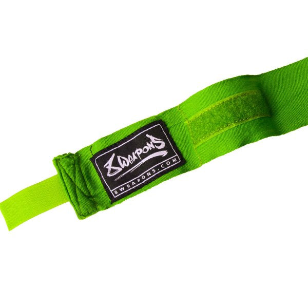 8 WEAPONS Handbandagen, halbelastisch, 3,5 m, grün