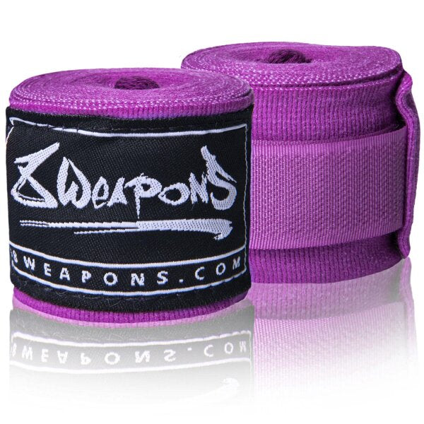 8 WEAPONS Handbandagen, halbelastisch, 3,5m, lila