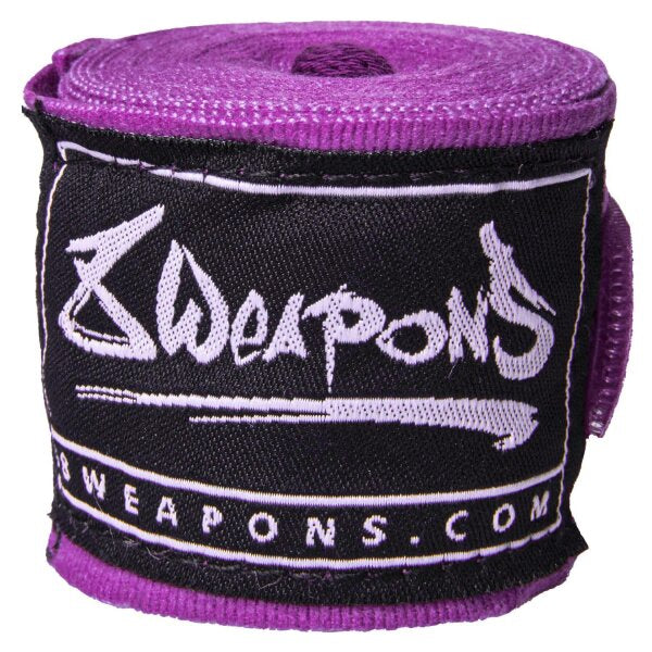 8 WEAPONS Handbandagen, halbelastisch, 3,5m, lila