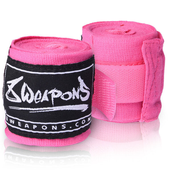8 WEAPONS Handbandagen, halbelastisch, 3,5 m, pink