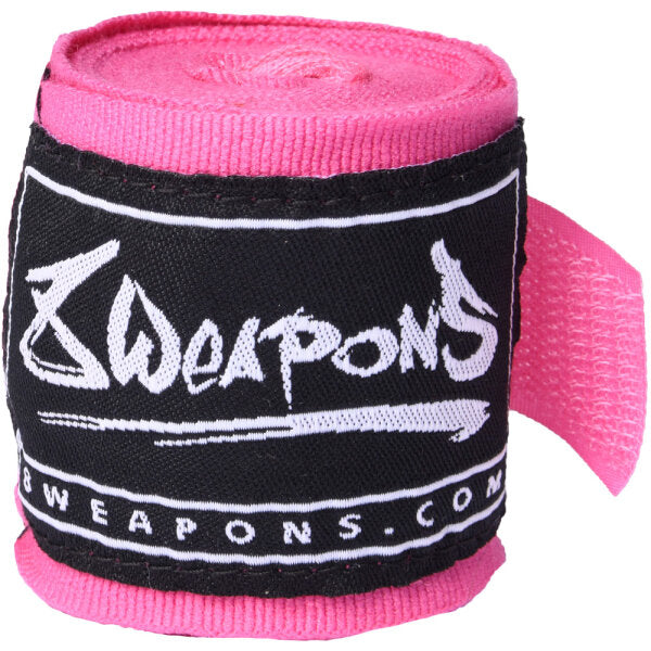 8 WEAPONS Handbandagen, halbelastisch, 3,5 m, pink
