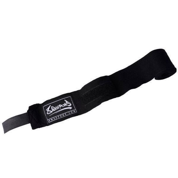 8 WEAPONS Handbandagen, halbelastisch, 3,5 m, schwarz