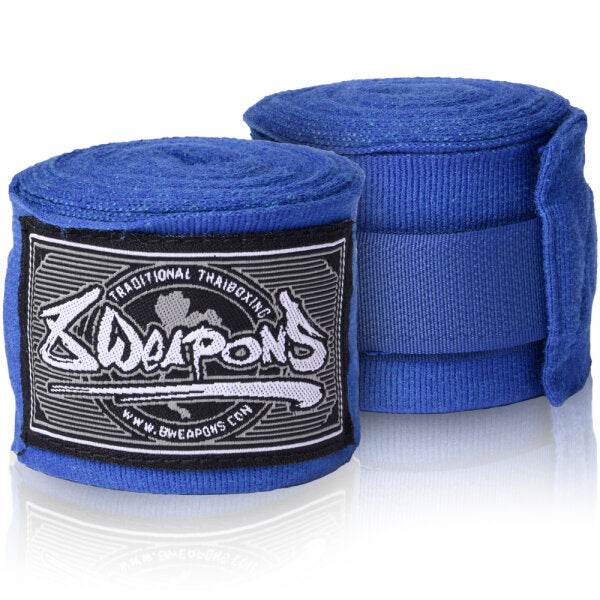 8 WEAPONS Handbandagen, halbelastisch, 5 m, blau