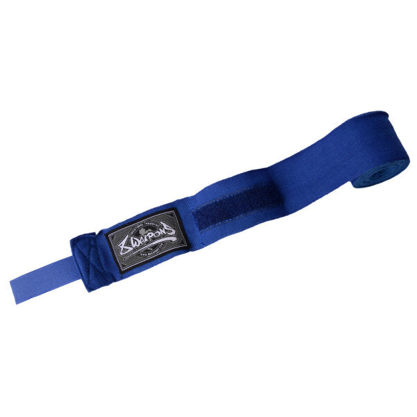 8 WEAPONS Handbandagen, halbelastisch, 5 m, blau