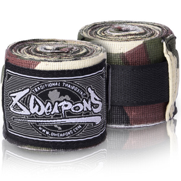 8 WEAPONS Handbandagen, halbelastisch, 5 m, camo