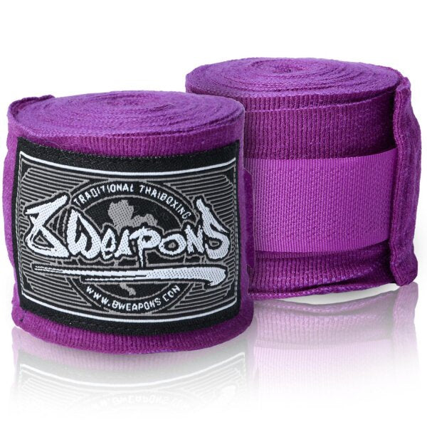 8 WEAPONS Handbandagen, halbelastisch, 5 m, lila