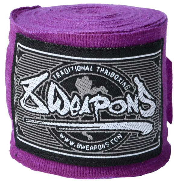 8 WEAPONS Handbandagen, halbelastisch, 5 m, lila