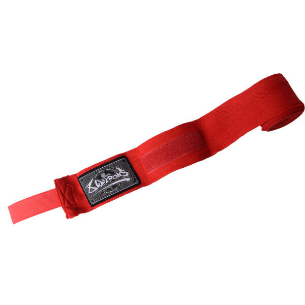 8 WEAPONS Handbandagen, halbelastisch, 5 m, rot