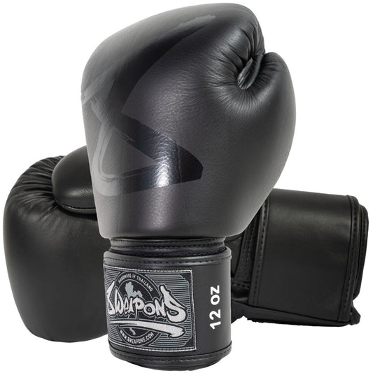 8 WEAPONS Boxing Gloves, BIG 8 Premium, black-black