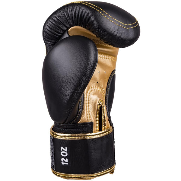 8 WEAPONS Boxing Gloves, Premium Leather, black-gold