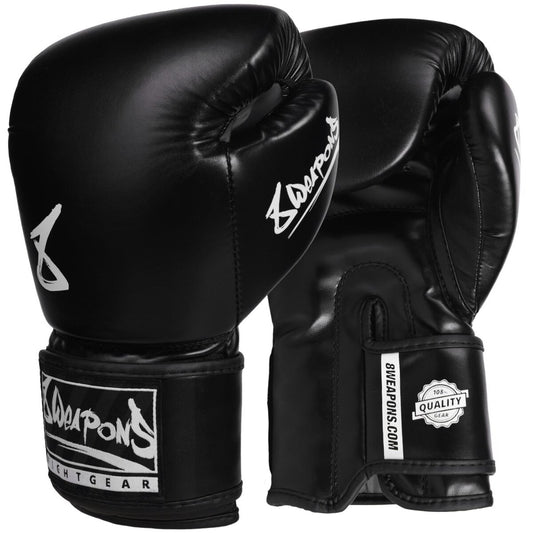 8 WEAPONS Boxing Gloves, Pure, black-white