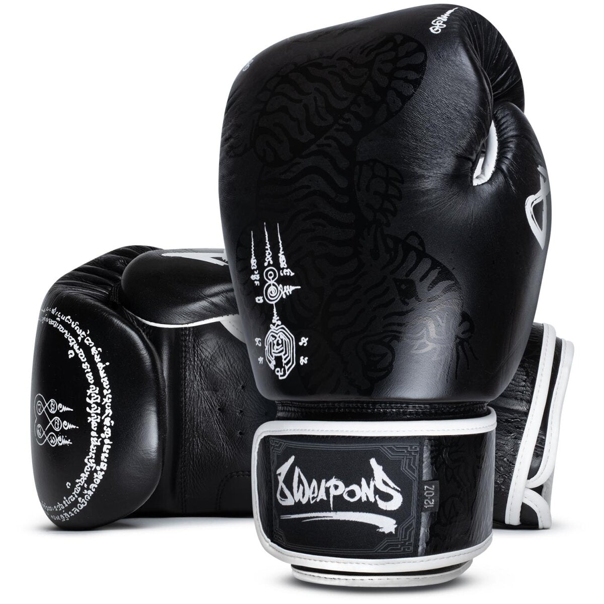 8 WEAPONS Boxing Gloves, Shift, black-matt