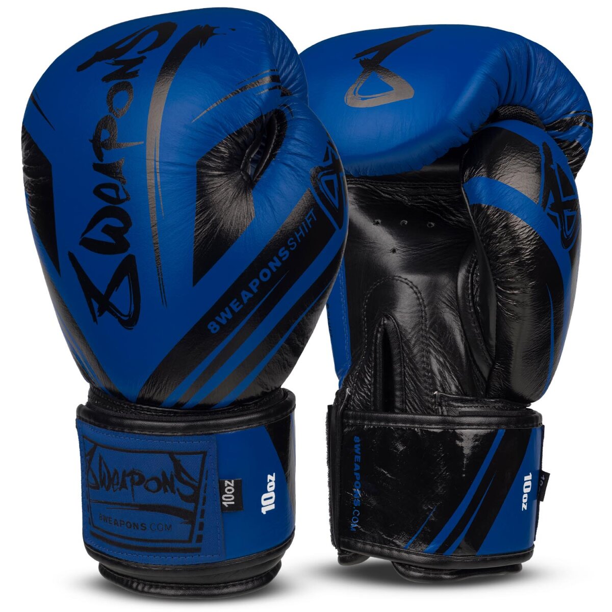 8 WEAPONS Boxing Gloves, Shift Competition, blue-black