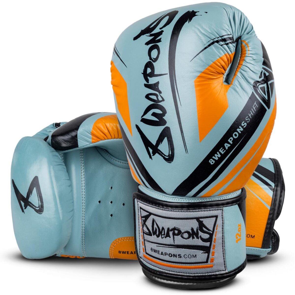 8 WEAPONS Boxing Gloves, Shift, ice-grey-orange