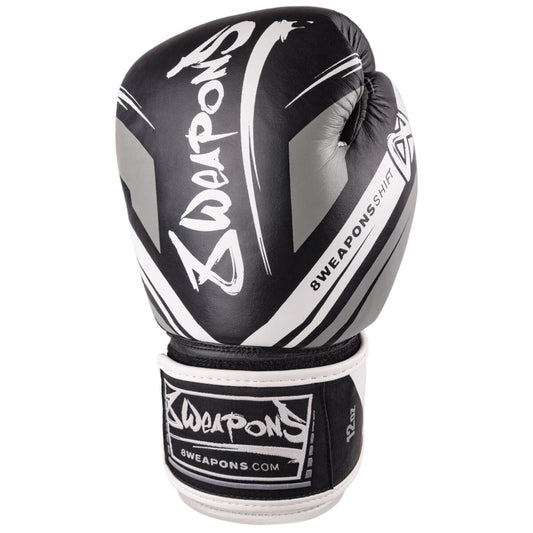 8 WEAPONS Boxing Gloves, Shift, black-white
