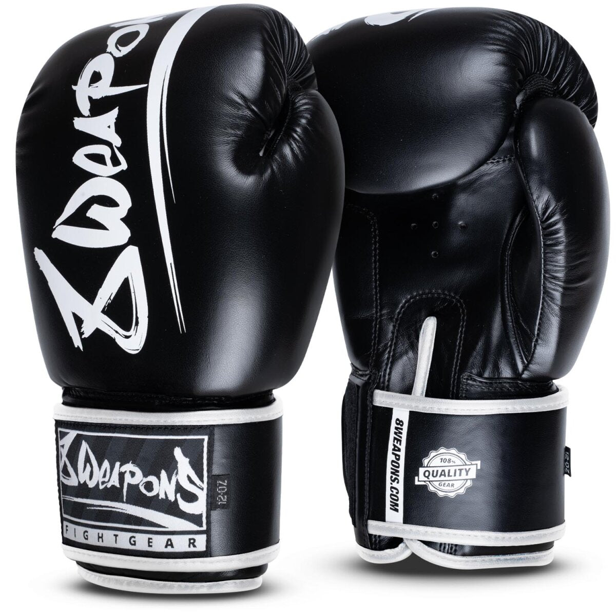 8 WEAPONS Boxing Gloves, Unlimited 2.0, black-white