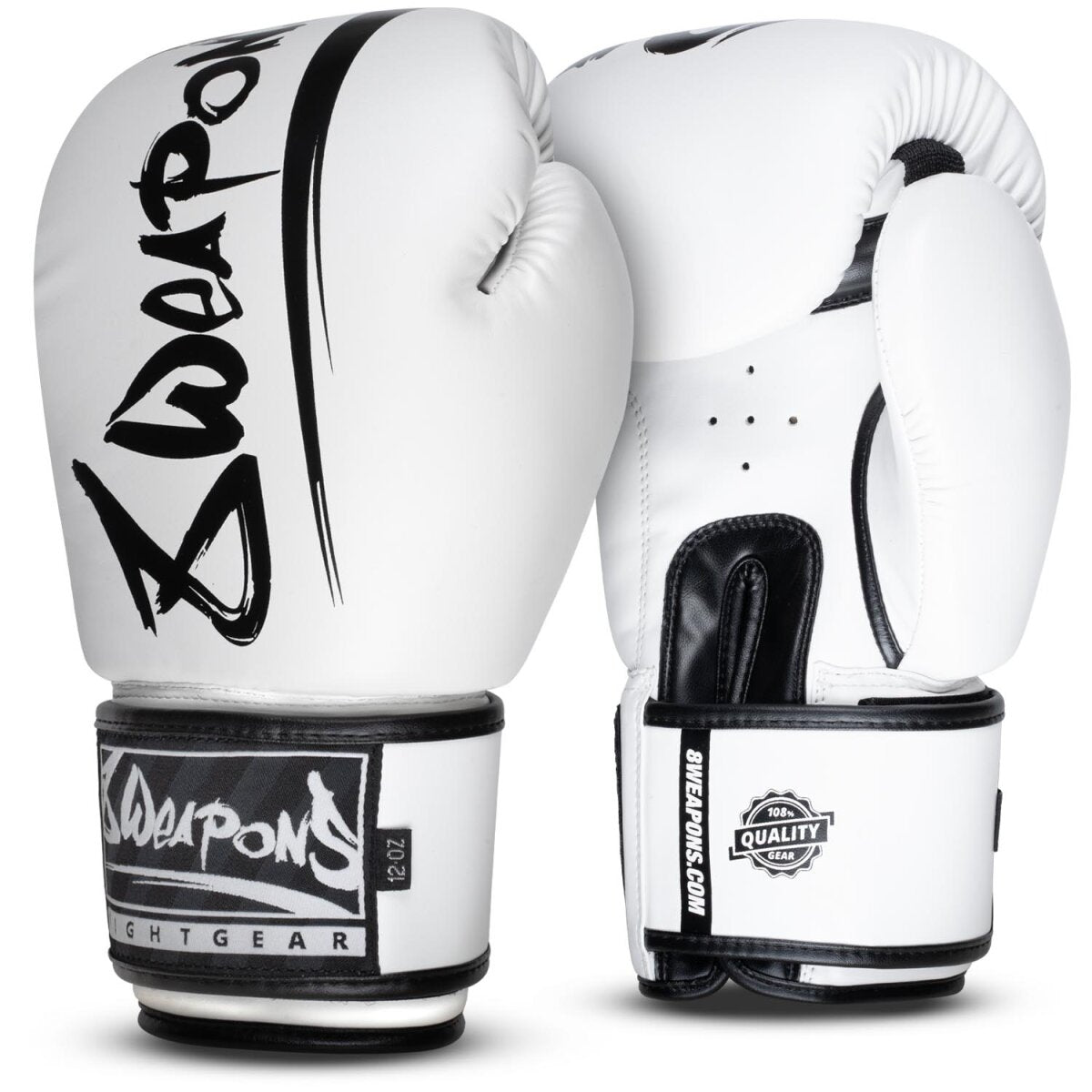 8 WEAPONS Boxing Gloves, Unlimited 2.0, white-black