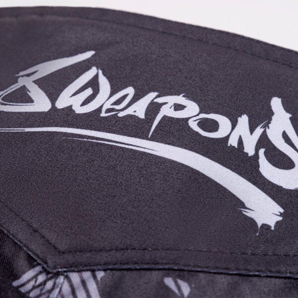 8 WEAPONS Fight Shorts, Hit 2.0, black-red