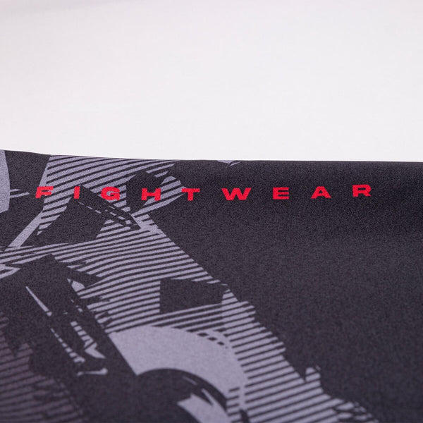 8 WEAPONS Fight Shorts, Hit 2.0, black-red