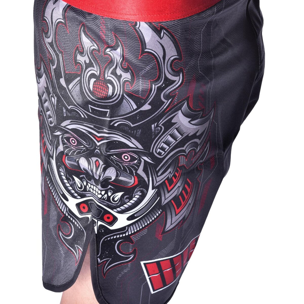 8 WEAPONS Fight Shorts, Samurai 2.0, black-red