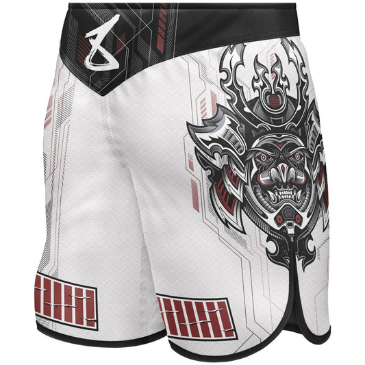 8 WEAPONS Fight Shorts, Samurai 2.0, white-red