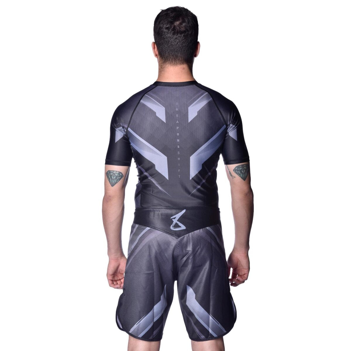 8 WEAPONS Fight Shorts, Shift, black-black