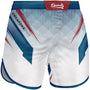 8 WEAPONS Fight Shorts, Shift, white-navy-red