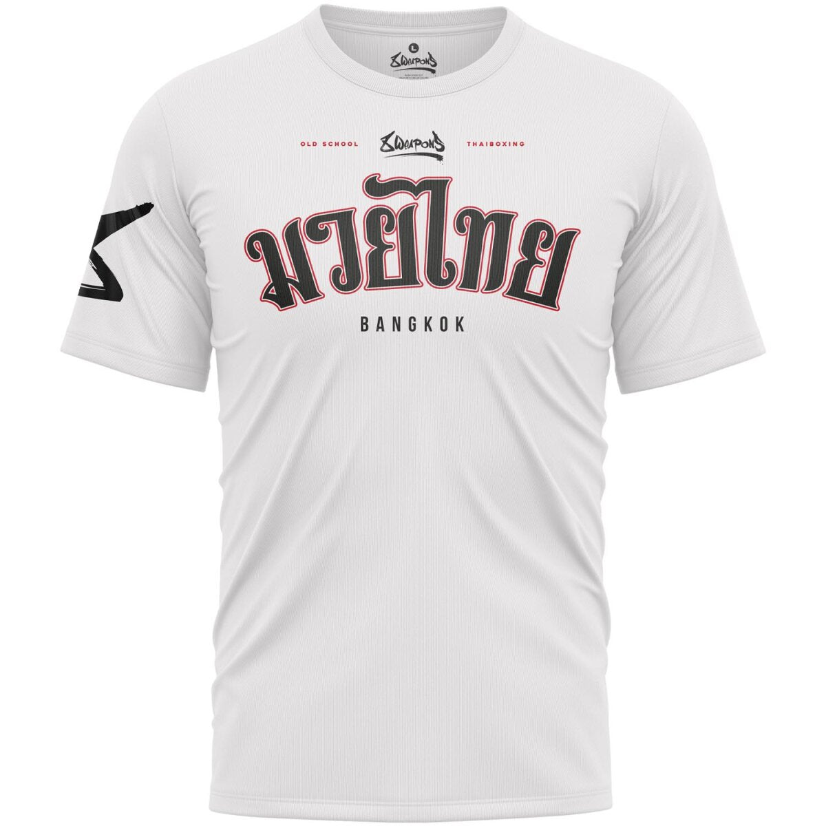 8 WEAPONS Functional T-Shirt, Bangkok, white-black